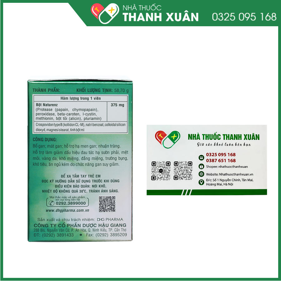 Naturen Z hỗ trợ giải độc gan, tăng cường chức năng gan